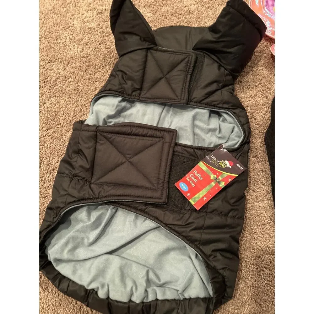 Large Dog clothes costumes puffer jacket/coat Lot of 6 Christmas/Halloween
